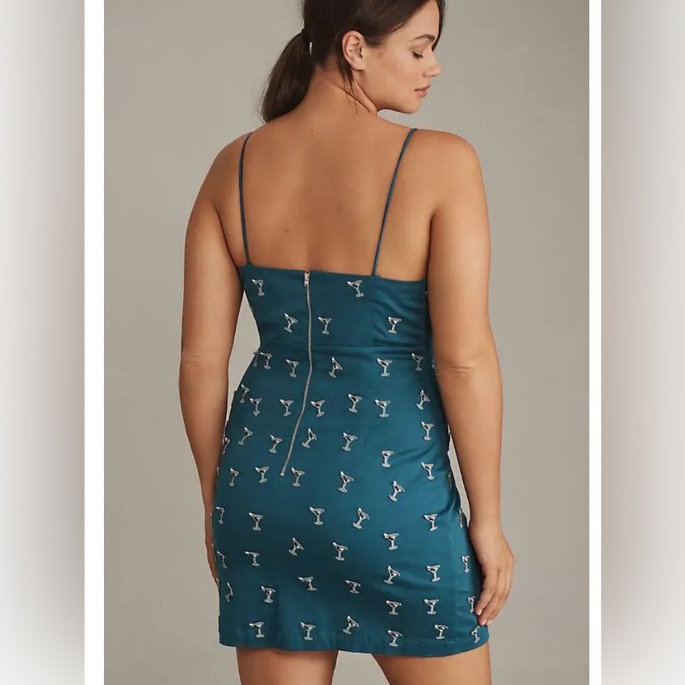 ANTHROPOLOGIE Maeve The Brynne 3D Mini Dress - Picture 7 of 14